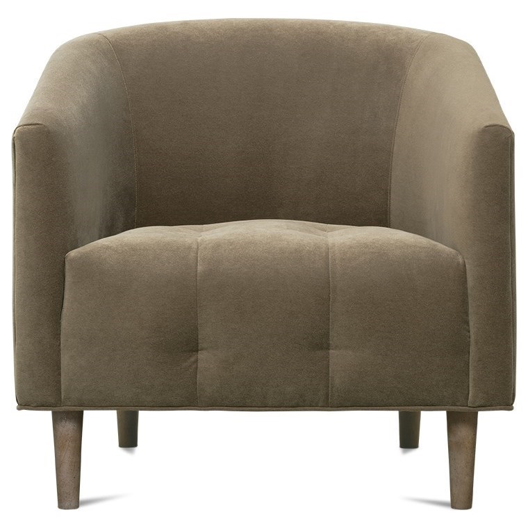 Rowe Pate P420 006 Contemporary Barrel Chair Belfort Furniture